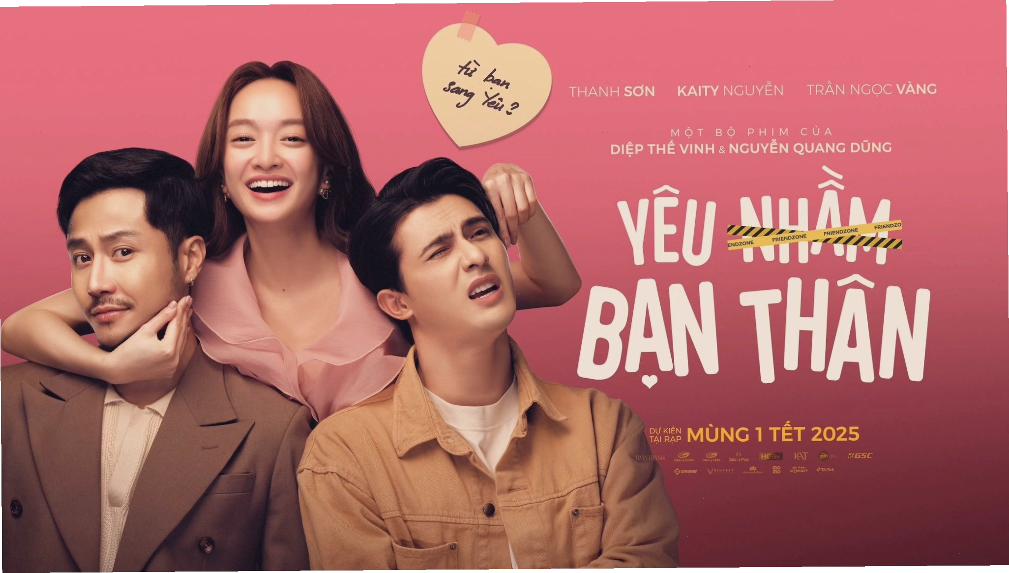 Poster phim Yêu nhầm bạn thân có sự tham gia của Thanh Sơn