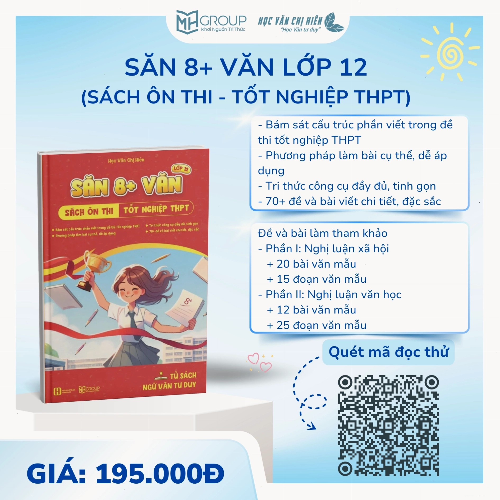 Quảng cáo cho khóa học Ngữ văn