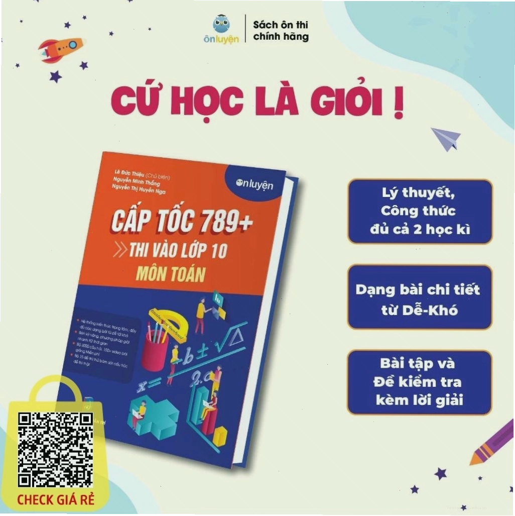 Sách Toán lớp 9 ôn luyện thi vào lớp 10