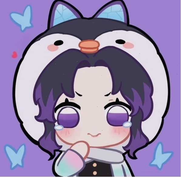 Shinobu Kochou chibi đáng yêu với trang phục Sát Quỷ Đoàn
