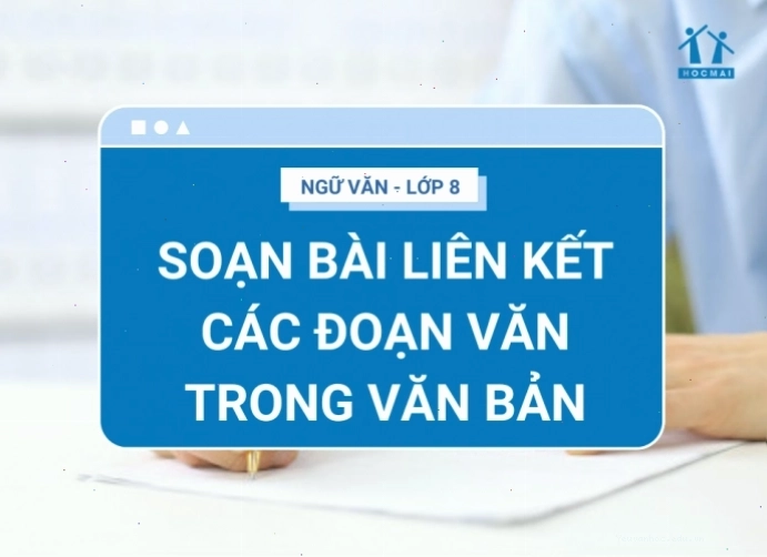 Sơ đồ minh họa cách liên kết các đoạn văn trong văn bản