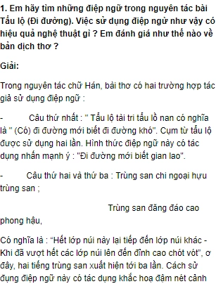 Soạn bài Đi đường Ngữ văn lớp 8, tập trung vào giá trị cuộc sống