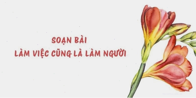 Soạn bài làm việc cũng là làm người