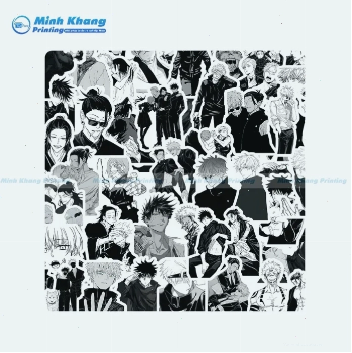 Sticker anime với hiệu ứng lấp lánh thu hút ánh nhìn
