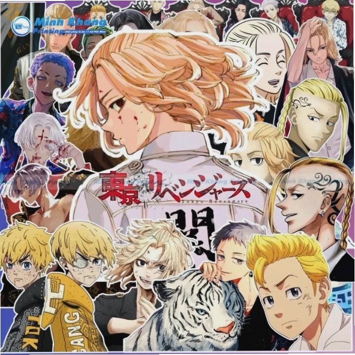 Sticker anime với hình ảnh các loài động vật dễ thương