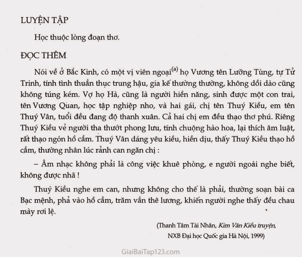 Sự tương phản giữa vẻ đẹp và tài năng của chị em Thúy Kiều