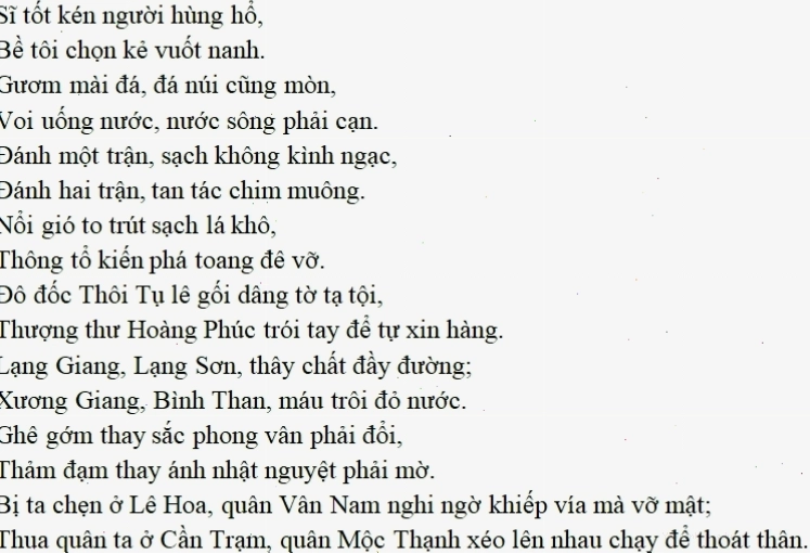 Tầm quan trọng của Bình Ngô Đại Cáo trong lịch sử Việt Nam