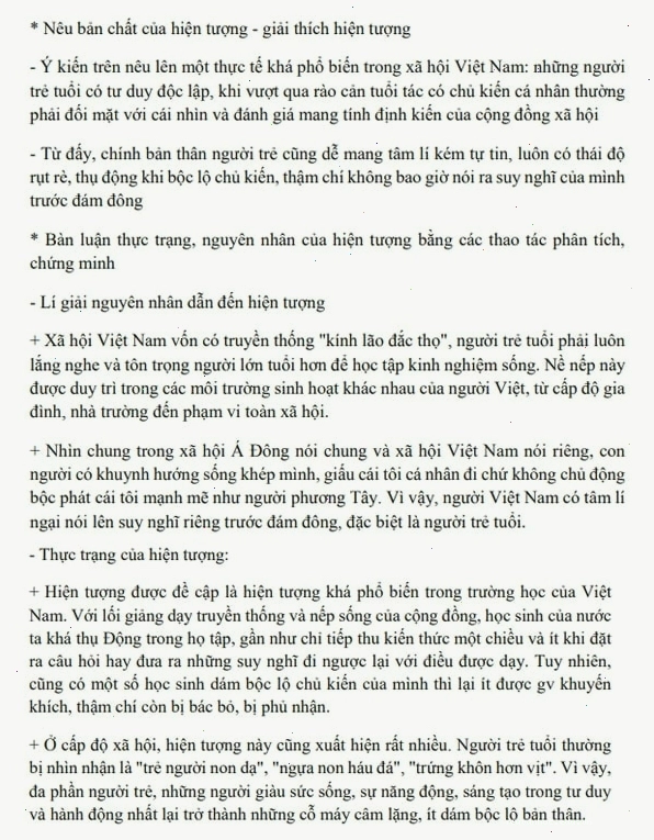 Tầm quan trọng của việc lựa chọn từ ngữ trong mở bài nghị luận