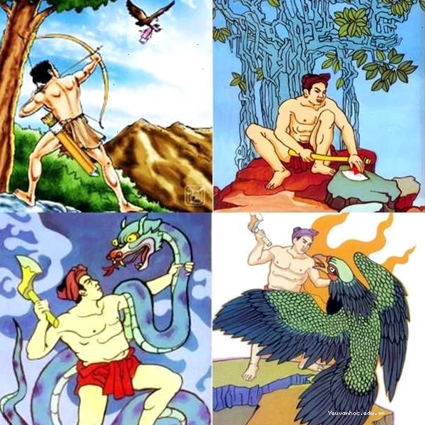 Thạch Sanh sử dụng cây đàn thần