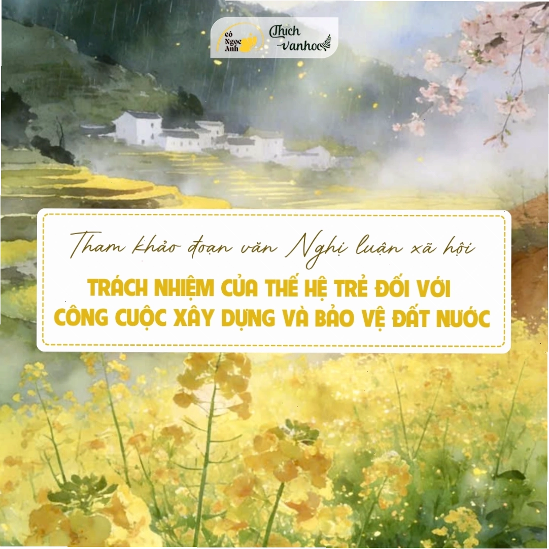 Thế hệ trẻ và trách nhiệm xây dựng, bảo vệ đất nước