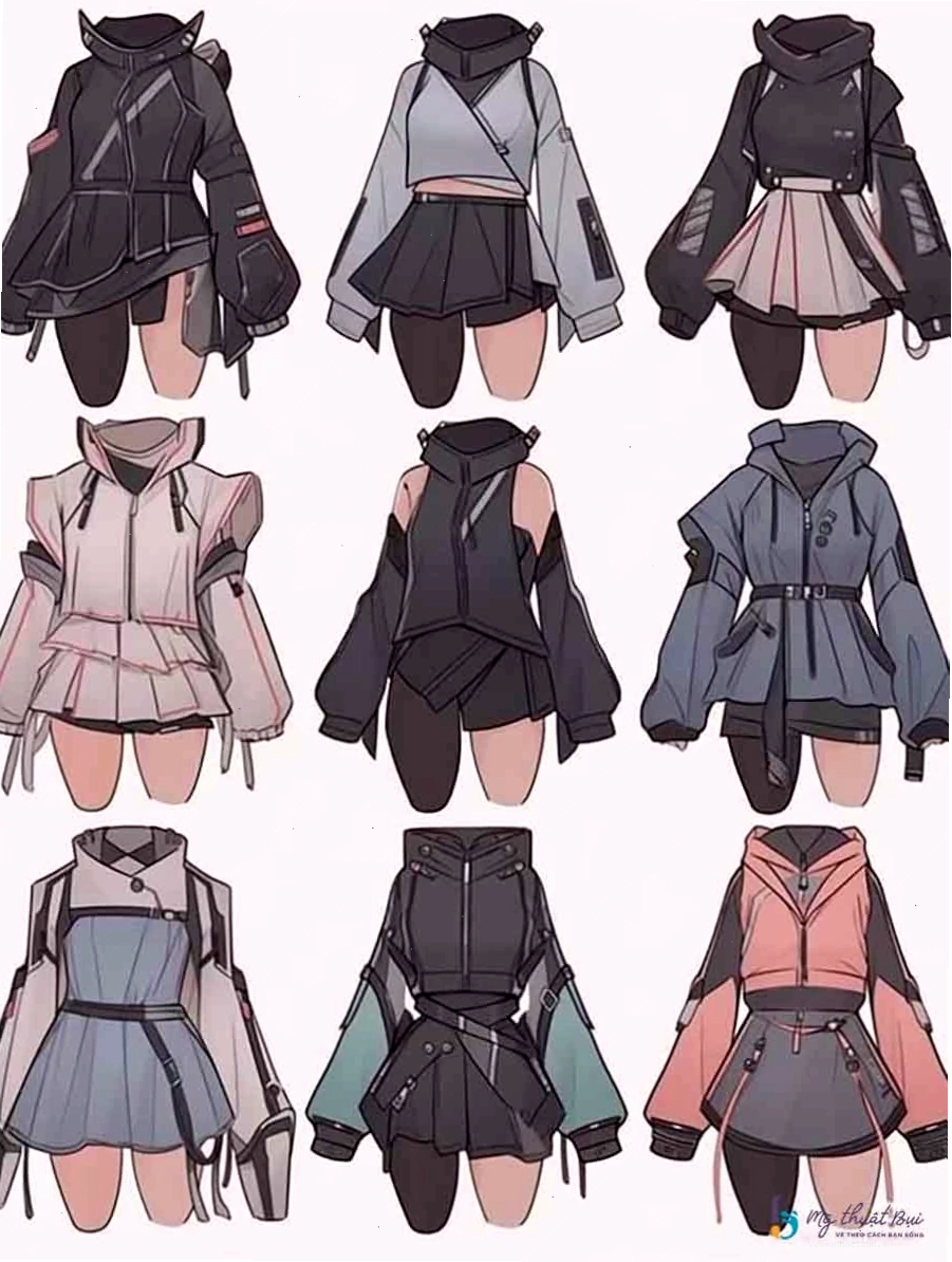 Thiết kế váy anime ngầu, cá tính