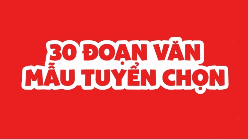 Tổng hợp 30 đoạn văn mẫu tiếng Anh được tuyển chọn kỹ lưỡng