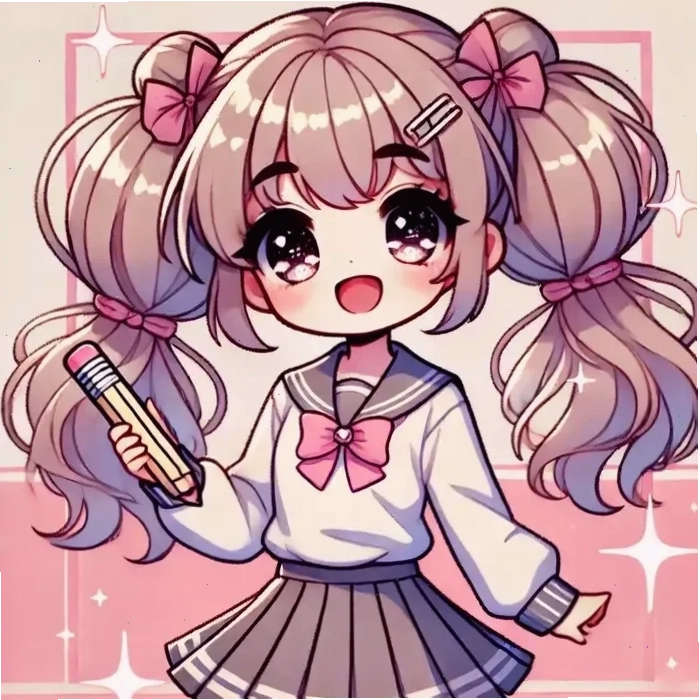 Tổng hợp hình chibi học sinh cấp 2 đáng yêu nhiều kiểu
