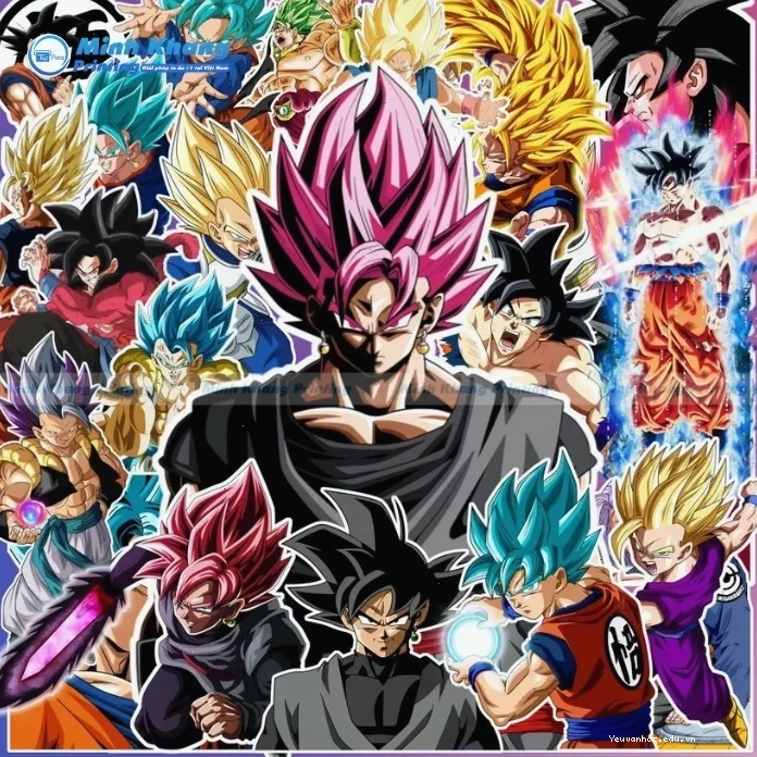 Tổng hợp sticker anime theo nhiều phong cách khác nhau