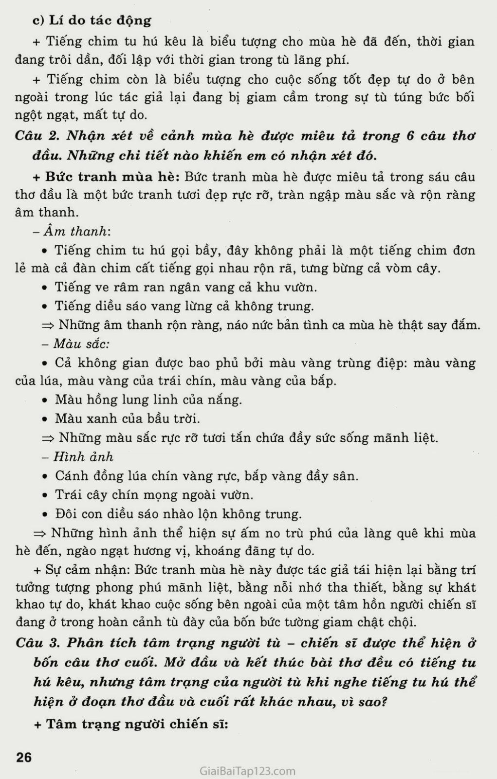 Trang 2 bài soạn văn Khi con tu hú