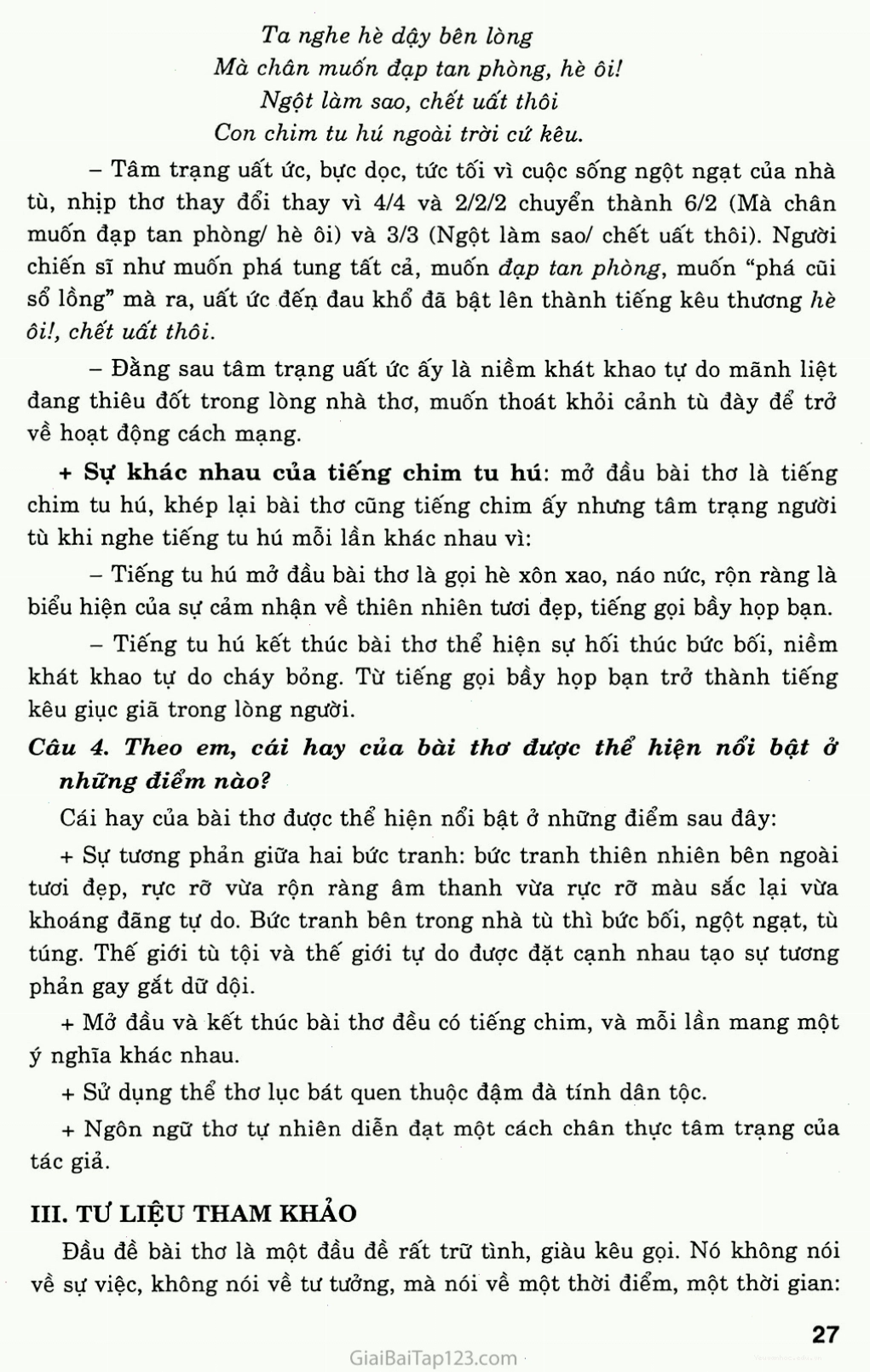 Trang 3 bài soạn văn Khi con tu hú