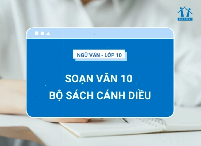 Trang bìa sách giáo khoa Ngữ văn 10 tập 2 Cánh diều