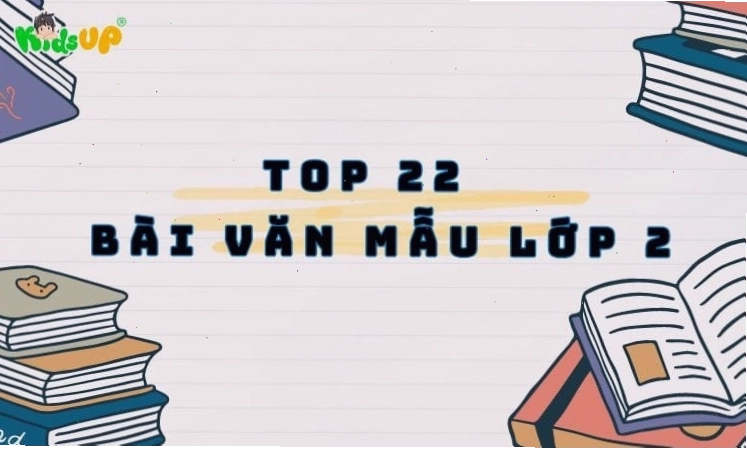 Trang bìa tuyển tập bài văn mẫu lớp 2