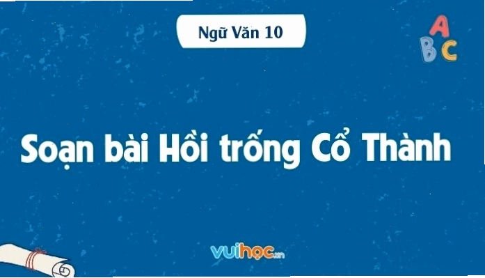Tranh minh họa cảnh Hồi trống Cổ Thành