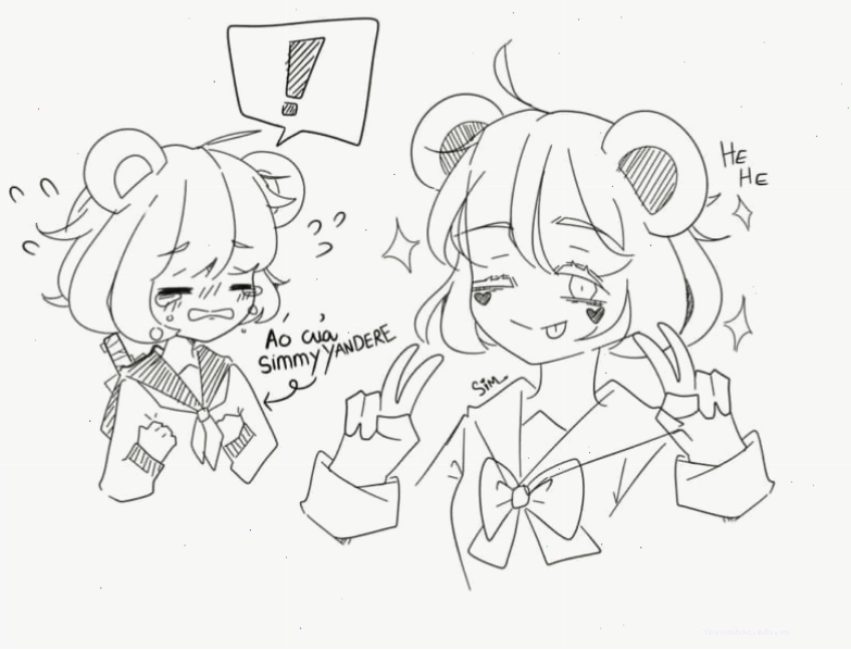 Tranh tô màu Hero Team đáng yêu