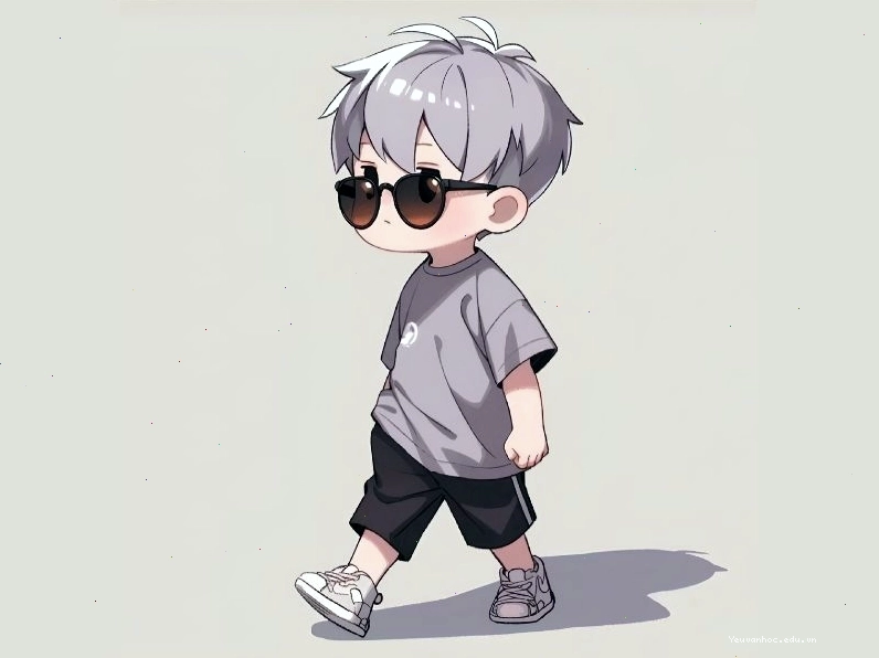 Tranh vẽ chibi nam với phong cách ngầu và cá tính