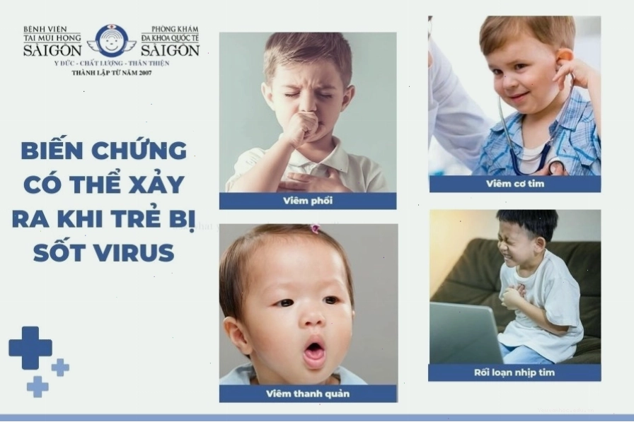 Trẻ nhập viện do biến chứng nguy hiểm từ sốt virus kéo dài