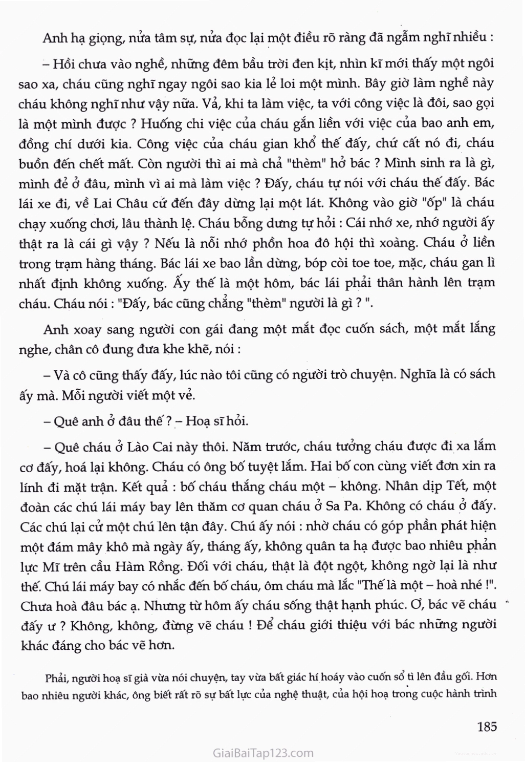 Trích dẫn hay từ bài "Lặng lẽ Sa Pa"