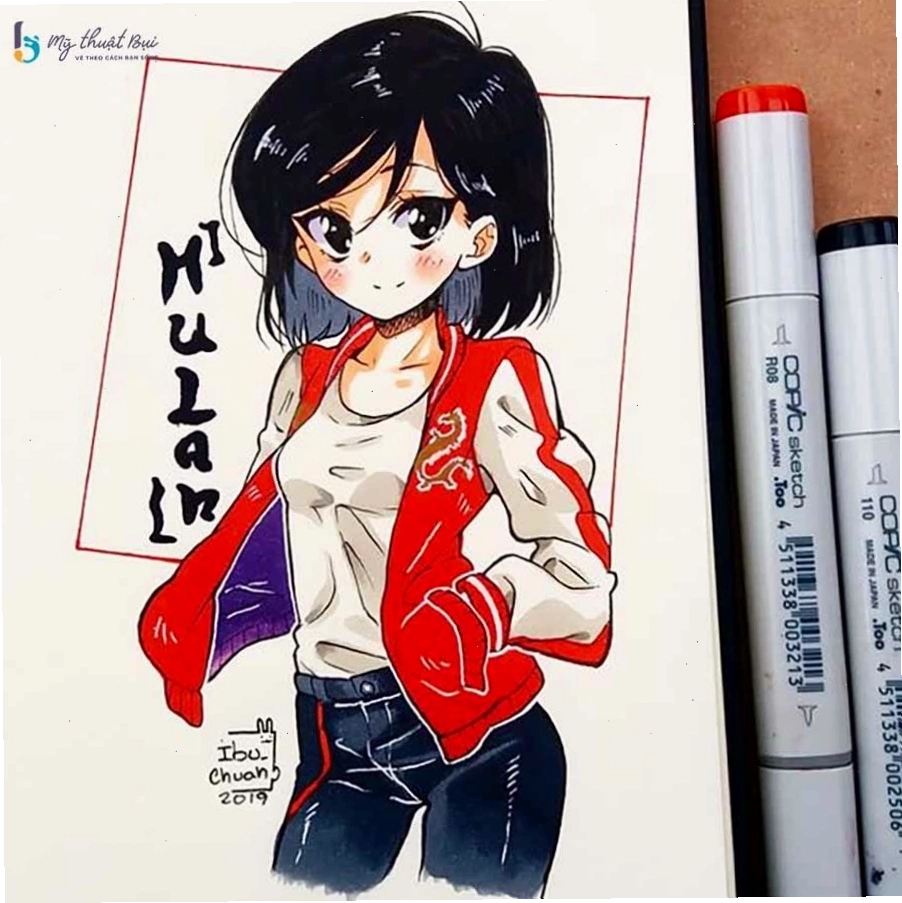 Tuyển tập các hình vẽ anime nữ ấn tượng