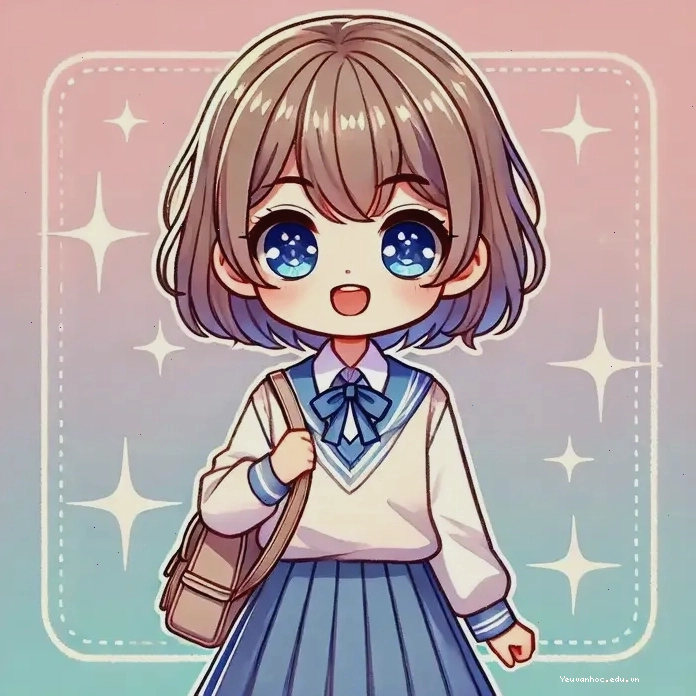 Tuyển tập hình ảnh chibi học sinh cấp 2 phổ biến
