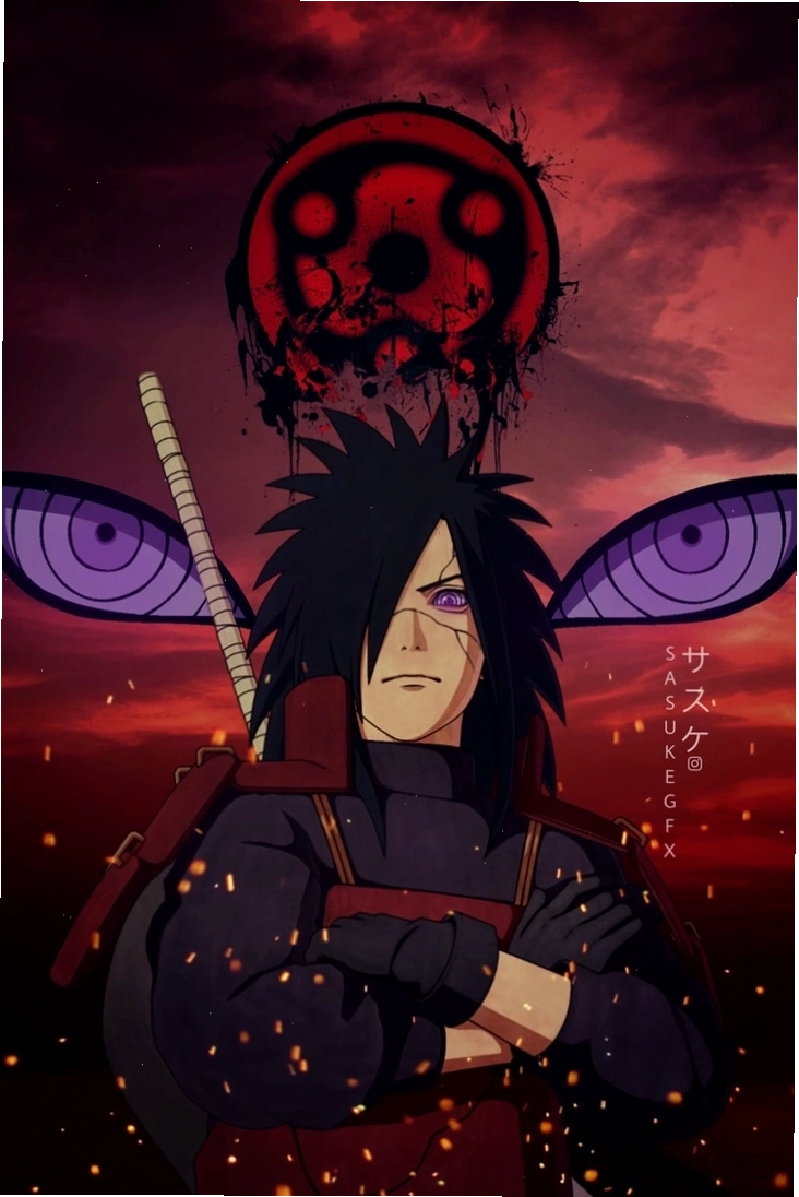 Uchiha Madara, nhân vật anime nam mạnh mẽ và đầy quyền lực