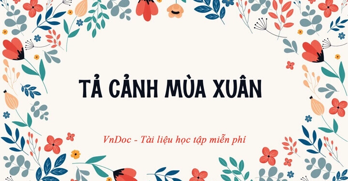 Văn mẫu lớp 5: Tả cảnh thiên nhiên tươi đẹp và sinh động