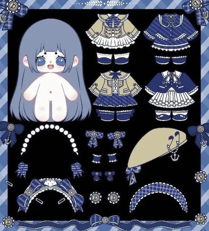 Vẽ Búp Bê Giấy Chibi: Hướng Dẫn Chi Tiết Từ A-Z