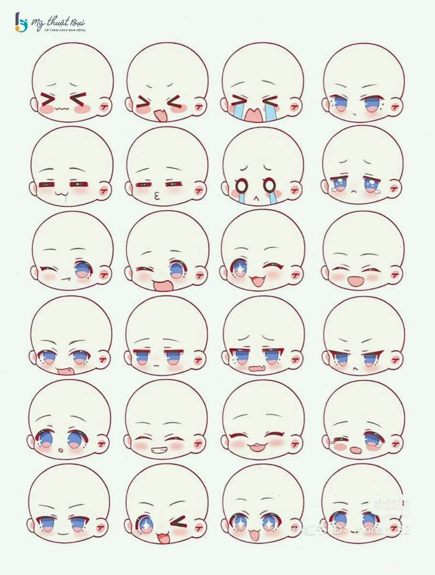 Vẽ chi tiết lọn tóc cho nhân vật chibi nam