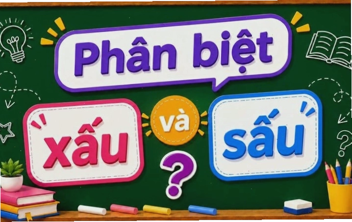Ví dụ về cách phân biệt từ ngữ trong tiếng Việt