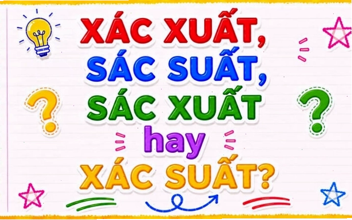 Xác xuất, sác suất, sác xuất hay xác suất?
