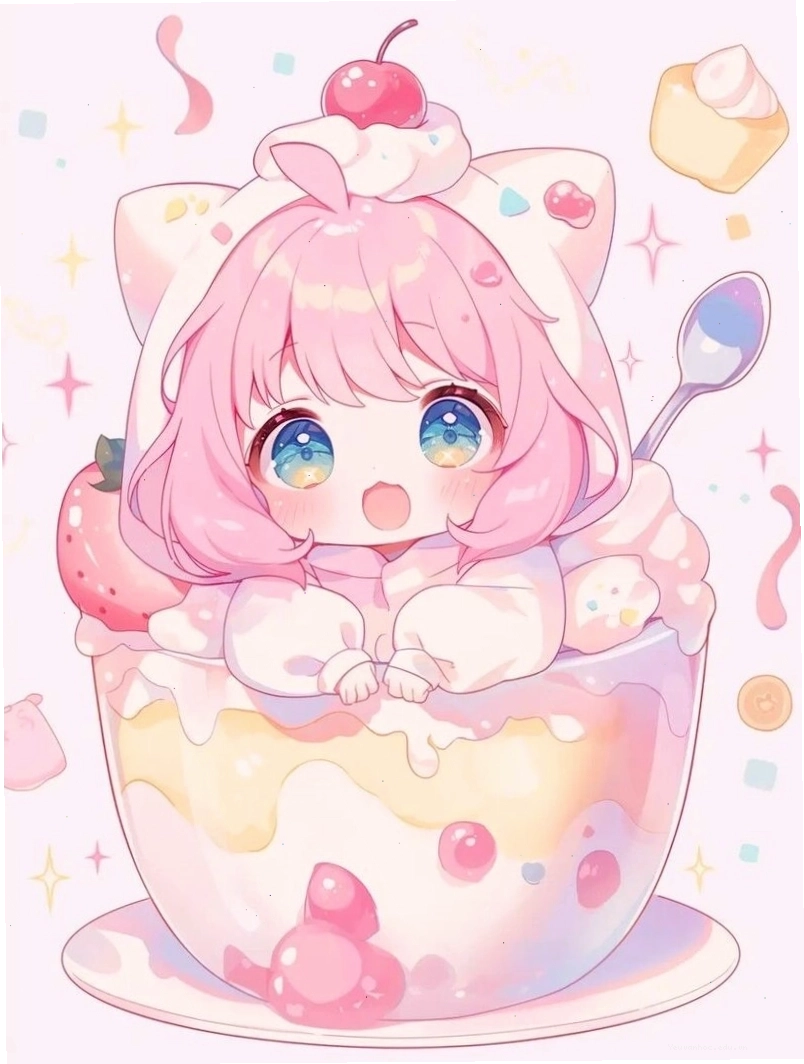 Mẫu chibi nữ dễ thương