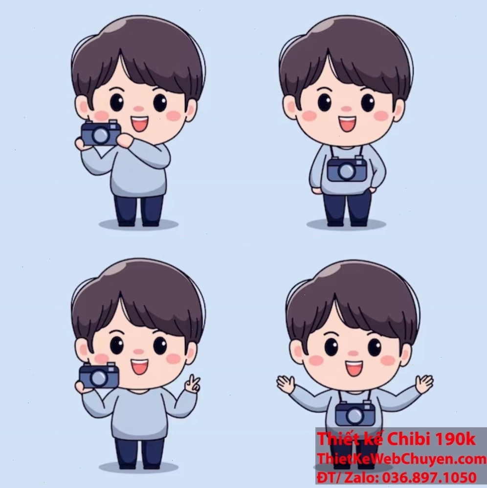 Sự đáng yêu của nhân vật Chibi