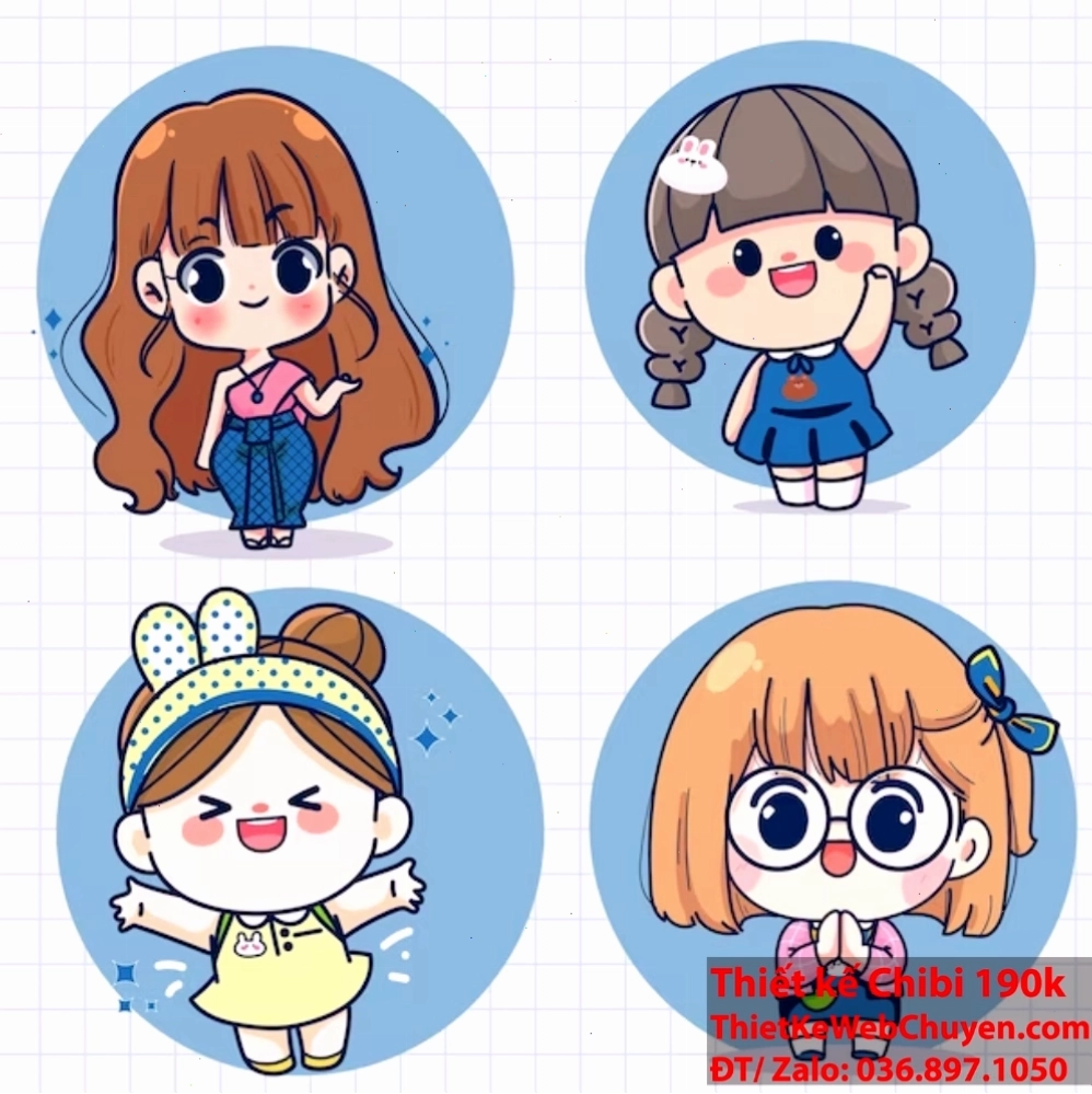 Sự quyến rũ của nhân vật Chibi