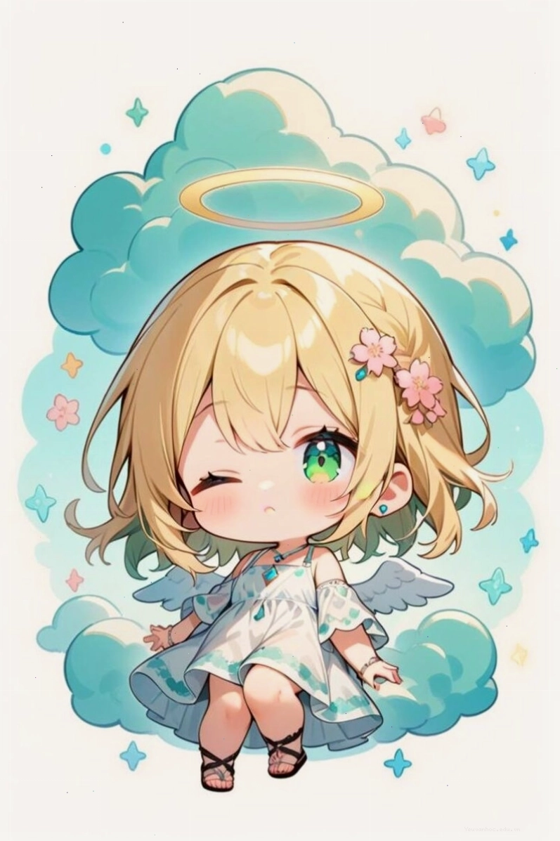 Tạo hình chibi nữ nghệ thuật