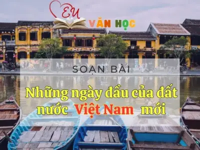Soạn bài Những ngày đầu của đất nước Việt Nam mới - Văn 12