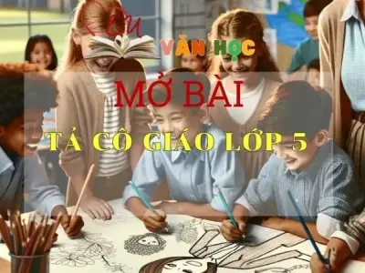 Những mẫu mở bài tả cô giáo lớp 5 ghi điểm cao trong kì thi