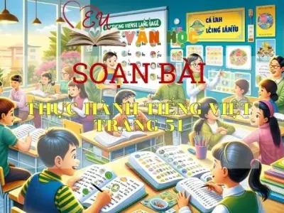 SOẠN VĂN BÀI THỰC HÀNH TIẾNG VIỆT TRANG 51 - SÁCH KẾT NỐI TRI THỨC LỚP 11 TẬP 2