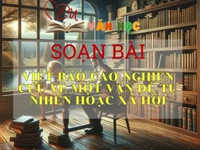 Soạn bài Viết báo cáo nghiên cứu về một vấn đề tự nhiên hoặc xã hội - Sách Chân trời sáng tạo lớp 11