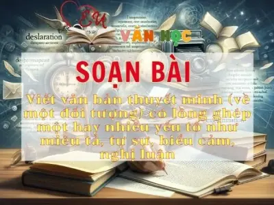 Soạn bài Viết văn bản thuyết minh (về một đối tượng) có lồng ghép một hay nhiều yếu tố như miêu tả, tự sự, biểu cảm, nghị luận - Sách Chân trời sáng tạo lớp 11