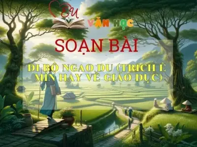 Soạn bài Đi bộ ngao du (trích Ê-mỉn hay về giáo dục) SGK Ngữ văn 8