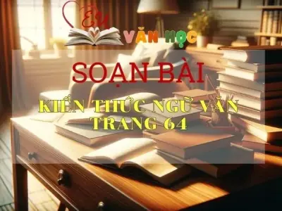 Soạn bài Kiến thức ngữ văn trang 64 - Sách Cánh Diều Lớp 11