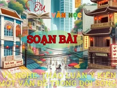 Soạn bài Nói và nghe: Thảo luận ý kiến về một vấn đề trong đời sống (Phần 2) - Ngữ văn 8 tập 1 Cánh diều