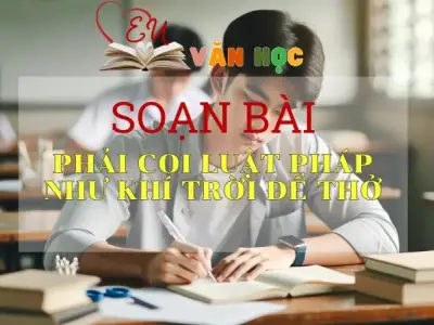 Soạn bài Phải coi luật pháp như khí trời để thở - Sách Cánh Diều Lớp 11