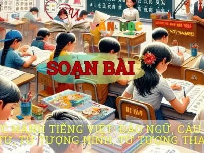 Soạn bài Thực hành tiếng Việt Đảo ngữ, câu hỏi tu từ, từ tượng hình, từ tượng thanh - Ngữ văn 8 Cánh Diều
