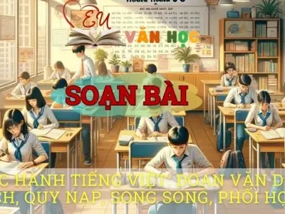 Soạn bài Thực hành tiếng Việt: Đoạn văn diễn dịch, quy nạp, song song, phối hợp - Ngữ văn 8 tập 1 Cánh diều